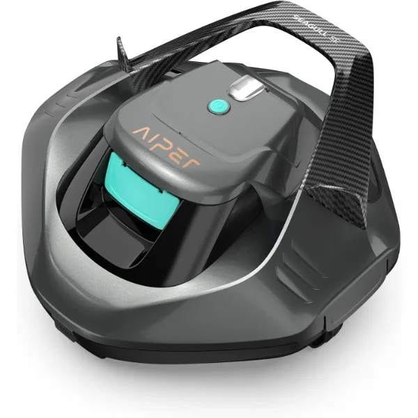 

AIPER Seagull SE Cordless Robotic Pool Cleaner, Pool Vacuum Lasts 90 Mins, LED Indicator, Self-Parking, Ideal for Above Ground