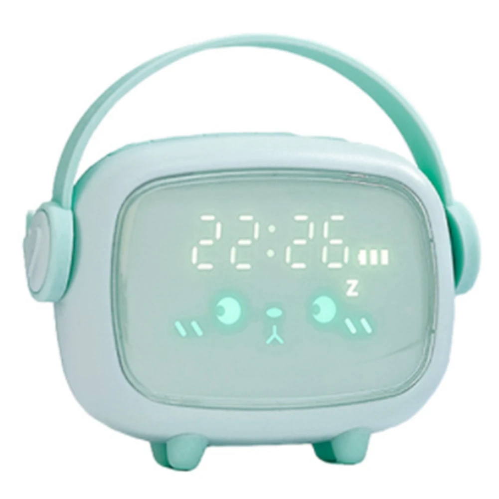 Cute Voice Control Night Light Alarm Clock Timing Countdown Snooze Clock LED Smart Light Kids Gift for Home Decor B
Cute Voice Control Night Light Alarm Clock Timing Countdown Snooze Clock LED Smart Light Kids Gift for Home Decor B