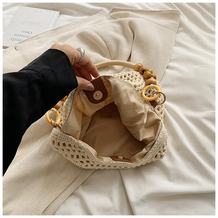 Summer Hollow Woven Tote Bag - Large Capacity 34 Sd6f8c5d1cdd3420e96cf6deb051b9a04q
