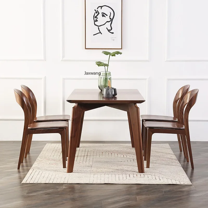 Black Nordic Dining Chairs Solid Wood Kitchen Japanese Modern Chair Simple Smile Muebles Para El Hogar Home Furniture GPF50YH 
Black Nordic Dining Chairs Solid Wood Kitchen Japanese Modern Chair Simple Smile Muebles Para El Hogar Home Furniture GPF50YH