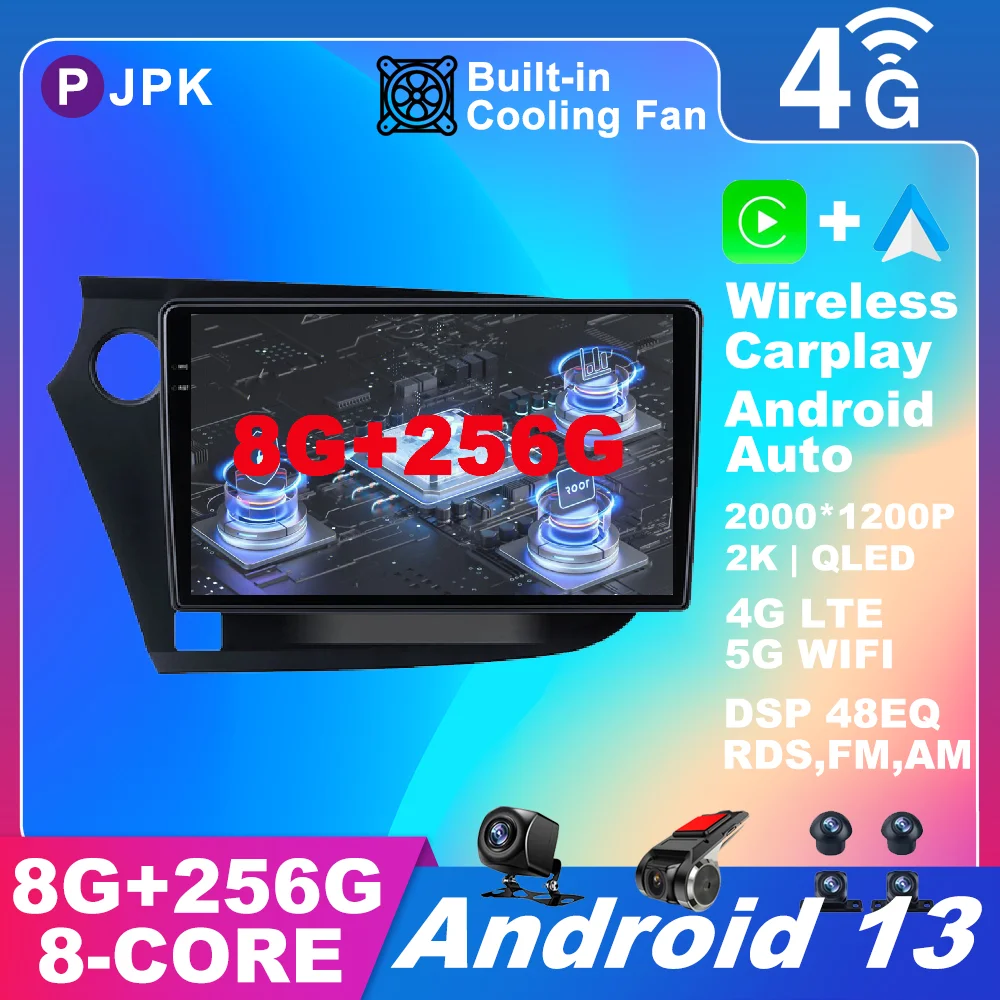 Android 13 For Honda Insight 2 LHD 2009 - 2014 Car Radio QLED ADAS 4G LTE Wireless Carplay Auto Multimedia WIFI Stereo Video BT
Android 13 For Honda Insight 2 LHD 2009 - 2014 Car Radio QLED ADAS 4G LTE Wireless Carplay Auto Multimedia WIFI Stereo Video BT