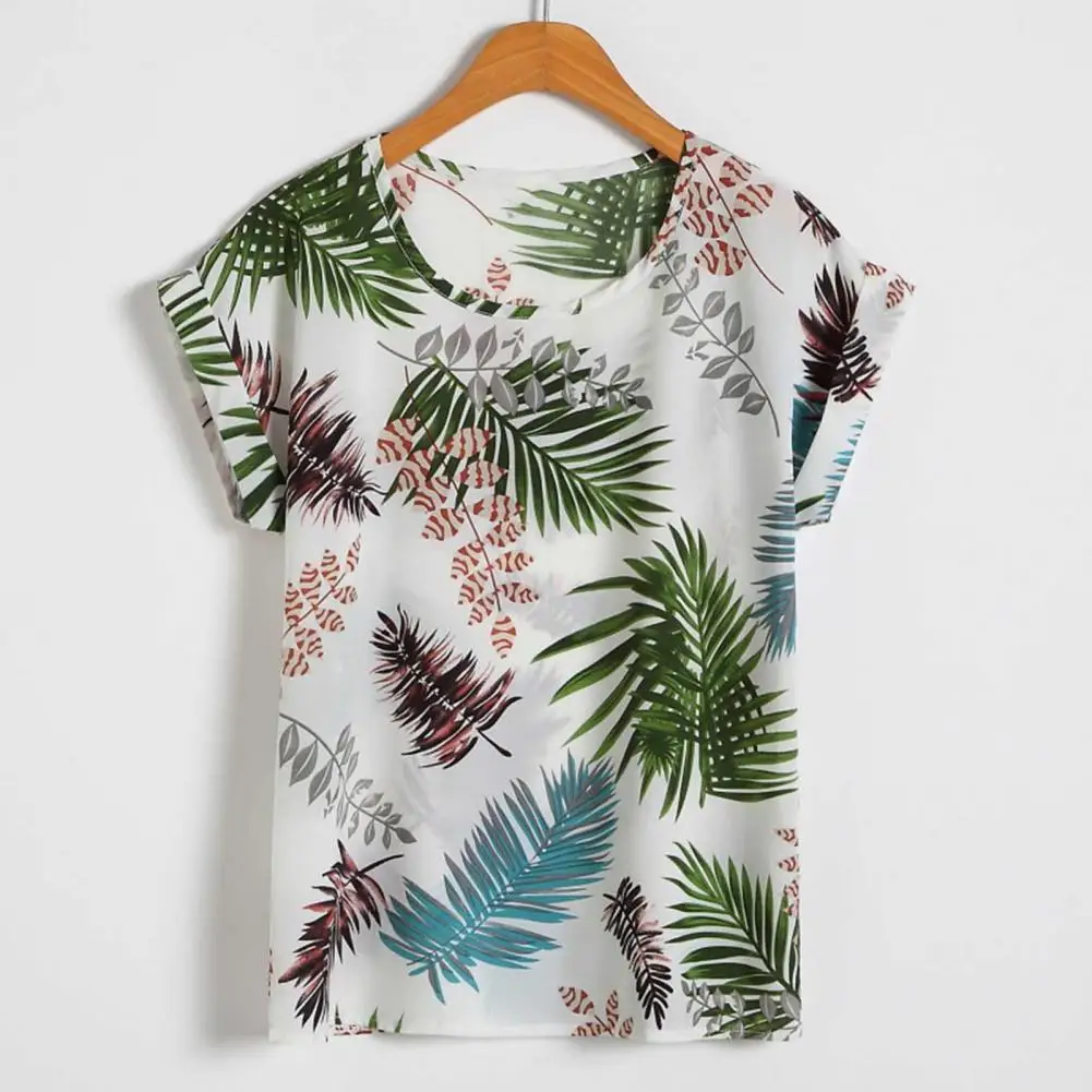 O-neck Short Sleeve Women T-shirt Colorfast Floral Print Pullover Blouses Shirt Summer Loose Blouse Streetwear Летняя Футболка
O-neck Short Sleeve Women T-shirt Colorfast Floral Print Pullover Blouses Shirt Summer Loose Blouse Streetwear Летняя Футболка