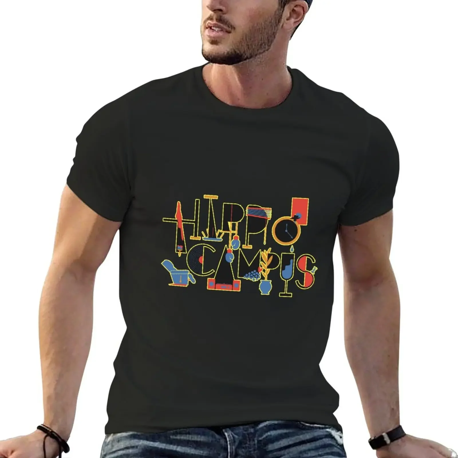 

Hippo Campus T-Shirt tees summer top summer tops plain black t shirts men