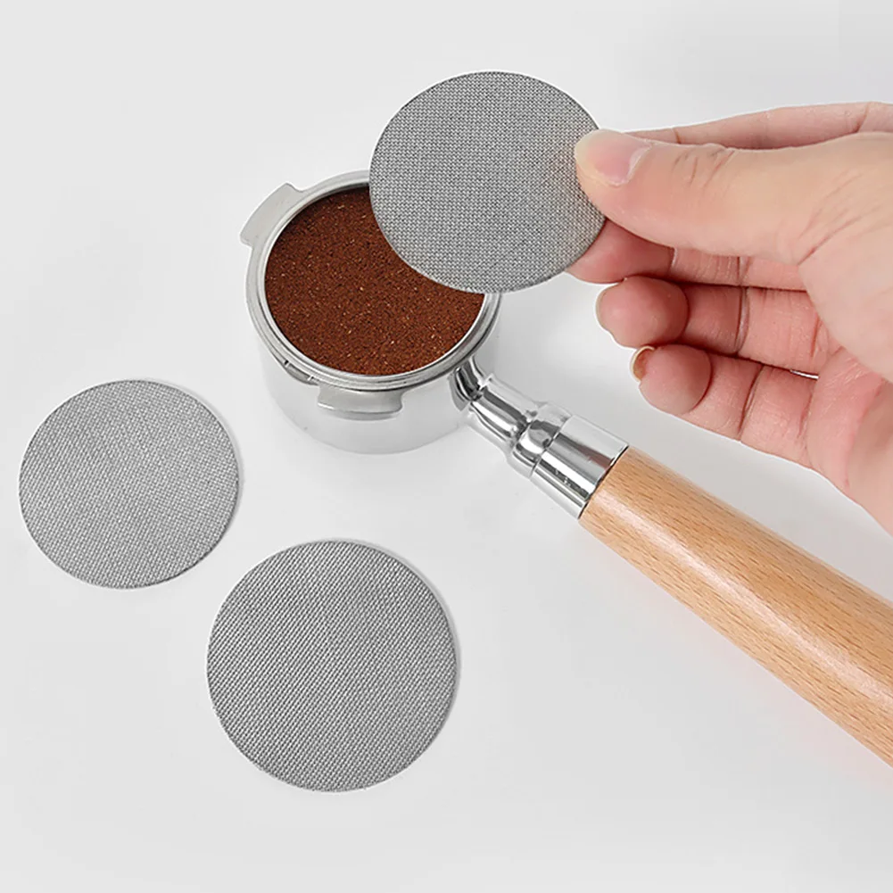 High Quality Stainless Steel 51/53.3/58mm Screen Metal Coffee Espresso Reusable Filter For 51/54/58mm Portafilter
High Quality Stainless Steel 51/53.3/58mm Screen Metal Coffee Espresso Reusable Filter For 51/54/58mm Portafilter