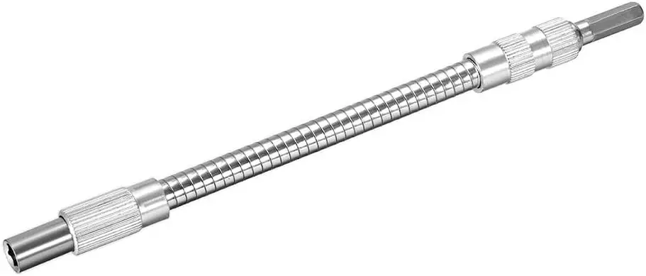 Flexible Extension Screwdriver Bit Holder Magnetic Extention Hex Shaft Screw Drill Connection Tip,11.8-inch Flex Shaft,1/4''-Hex
Flexible Extension Screwdriver Bit Holder Magnetic Extention Hex Shaft Screw Drill Connection Tip,11.8-inch Flex Shaft,1/4''-Hex