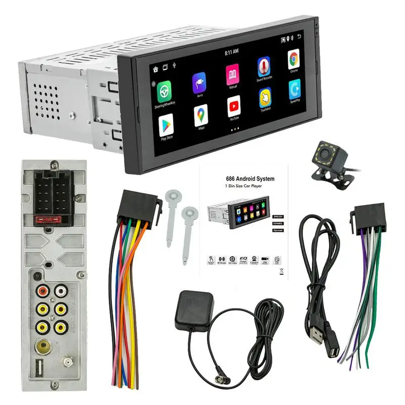 Car Radio Stereo Full Screen Car Radio MP5 Multimedia Player Single Din Portable FM Radio Multimedia Car Screen With 6.86 Inch
Car Radio Stereo Full Screen Car Radio MP5 Multimedia Player Single Din Portable FM Radio Multimedia Car Screen With 6.86 Inch