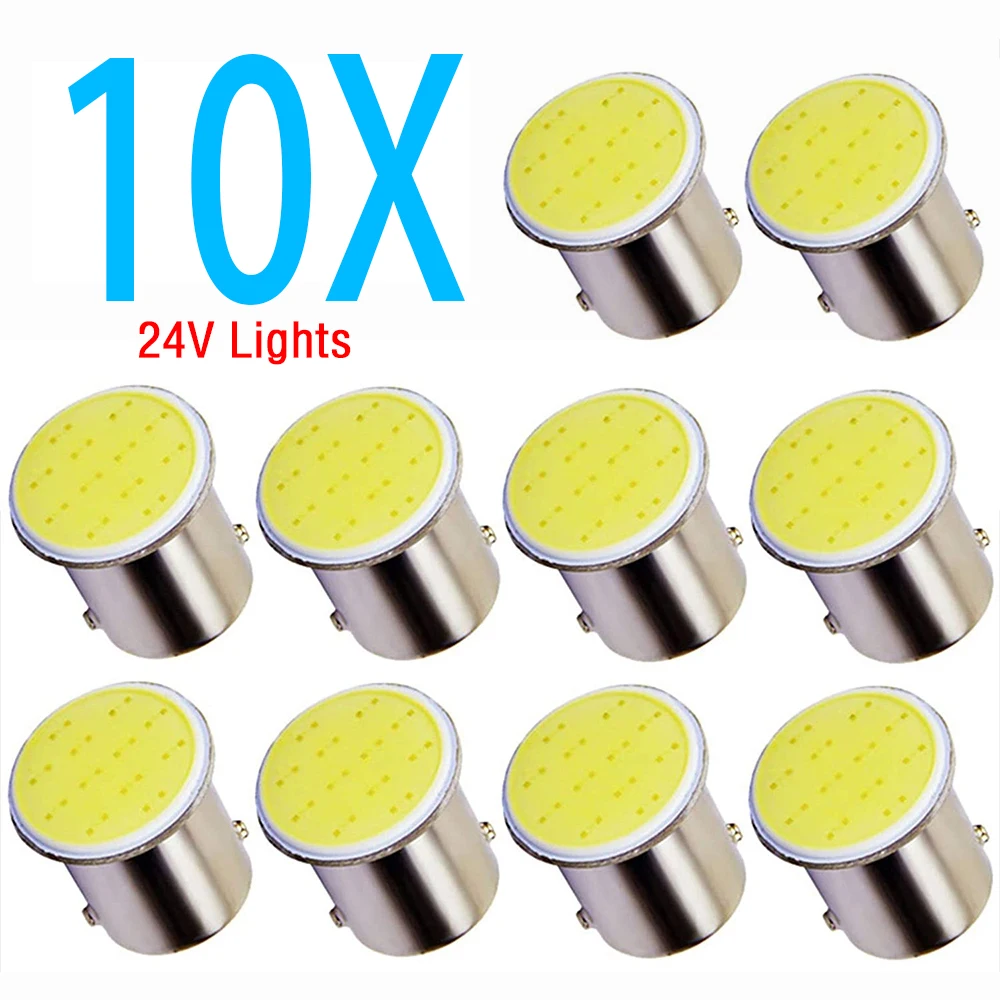 10pcs Car LED Light 1156 BA15S COB*12SMD For Truck DRL Daytime Running Lamp 1157 BAY15D Reverse Stop Signal Bulb 24V Accessories
10pcs Car LED Light 1156 BA15S COB*12SMD For Truck DRL Daytime Running Lamp 1157 BAY15D Reverse Stop Signal Bulb 24V Accessories