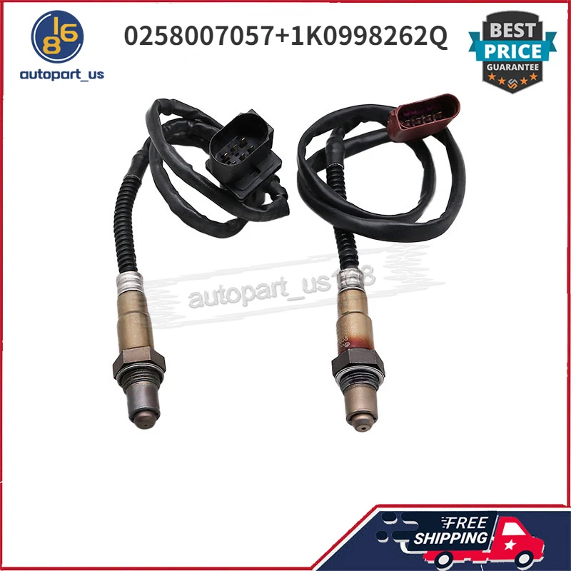 

0258007057 1K0998262Q Upstream&Downstream Oxygen Sensor For Audi A4 A4 Quattro A8 Quattro TT Volkswagen Golf Passat Beetle Jetta