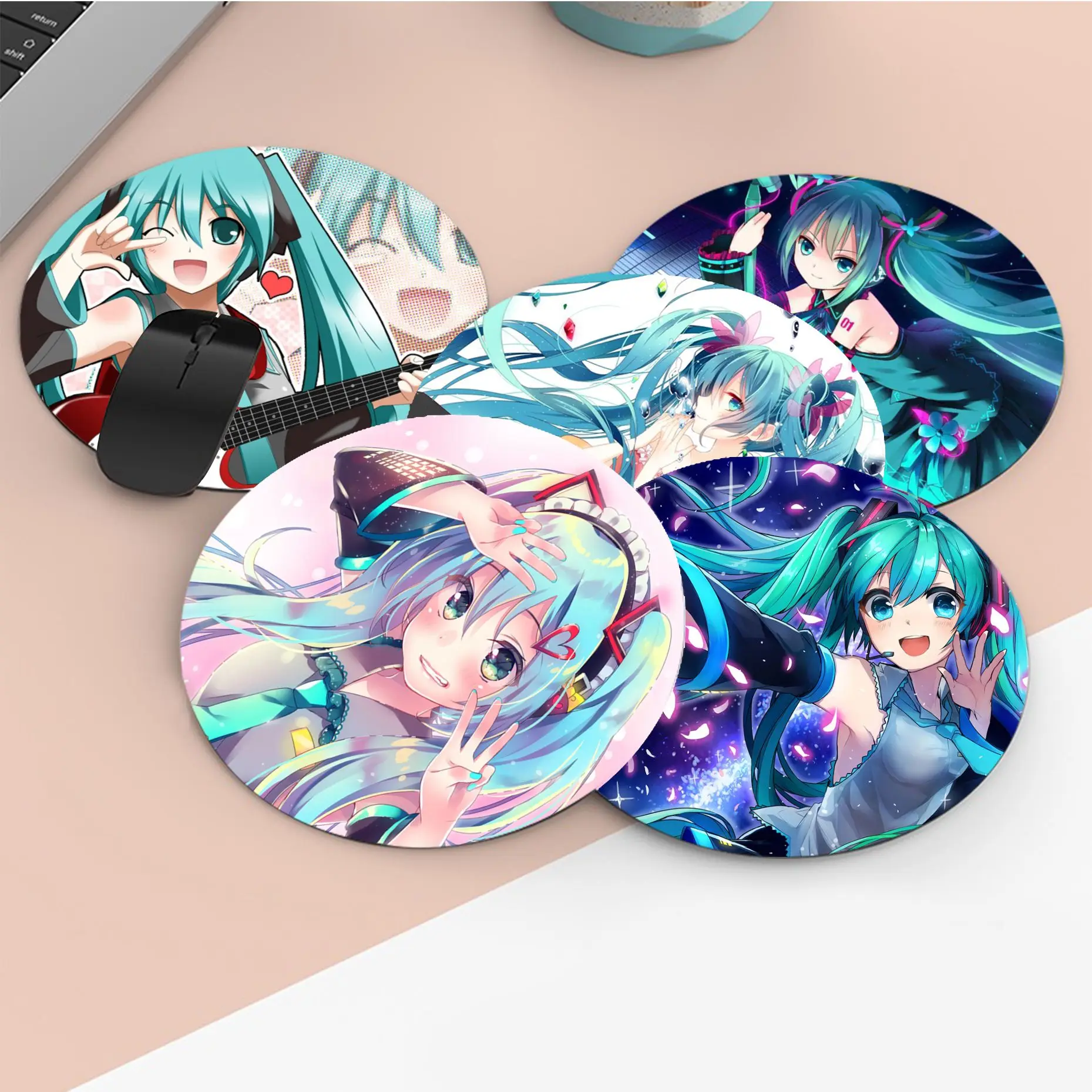 H-Hatsune Anime M-Miku Mousepad DIY Round Thickened Mouse Pad Oversized Gaming Keyboard Table Mat Desk Set Accessories Desktop
H-Hatsune Anime M-Miku Mousepad DIY Round Thickened Mouse Pad Oversized Gaming Keyboard Table Mat Desk Set Accessories Desktop