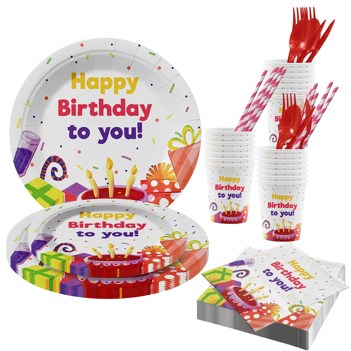 Hot Sale Happy Birthday Cake Desser Paper Plates Napkins Disposable Party Supplies Cute Cartoon Prints Decoration Baby Shower
Hot Sale Happy Birthday Cake Desser Paper Plates Napkins Disposable Party Supplies Cute Cartoon Prints Decoration Baby Shower