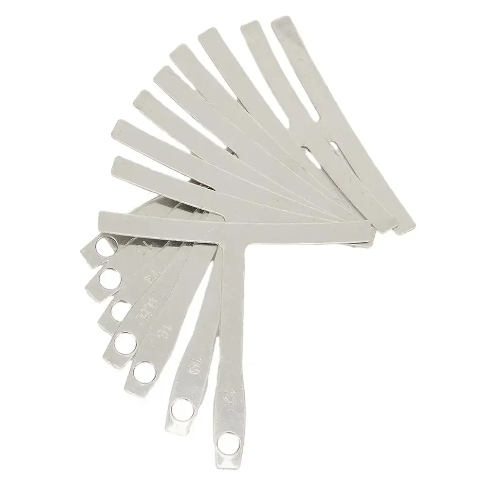 High Quality Radius Gauge Understring Radius Gauge Straight Edge Measure 9 Pcs / Set Neck Notched Straight Edge Builder Measure
High Quality Radius Gauge Understring Radius Gauge Straight Edge Measure 9 Pcs / Set Neck Notched Straight Edge Builder Measure