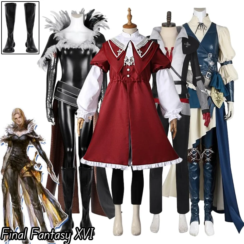 

Final Fantasy New Game Cosplay Costume Clothes Uniform Cosplay Shoes Battle Dress Performance Dress Halloween Party Woman Man