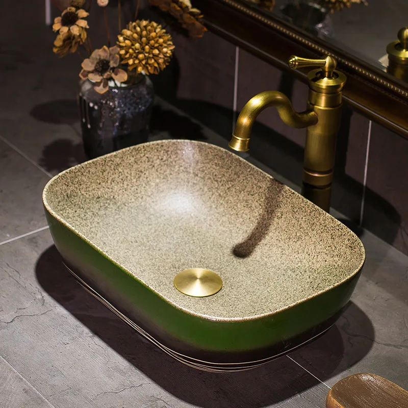 Rectangular Jingdezhen Bathroom ceramic sink wash basin Porcelain Counter Top Wash Basin Bathroom Sinks european bathroom sink
Rectangular Jingdezhen Bathroom ceramic sink wash basin Porcelain Counter Top Wash Basin Bathroom Sinks european bathroom sink