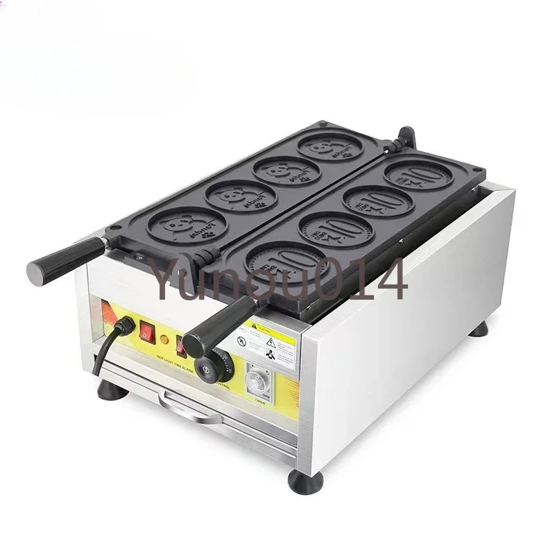 

Electric Cheese Coin Waffle Making Machine Specie Baking Machine Hard Currency Waffle Iron Baker Snack Machine 220v/110v