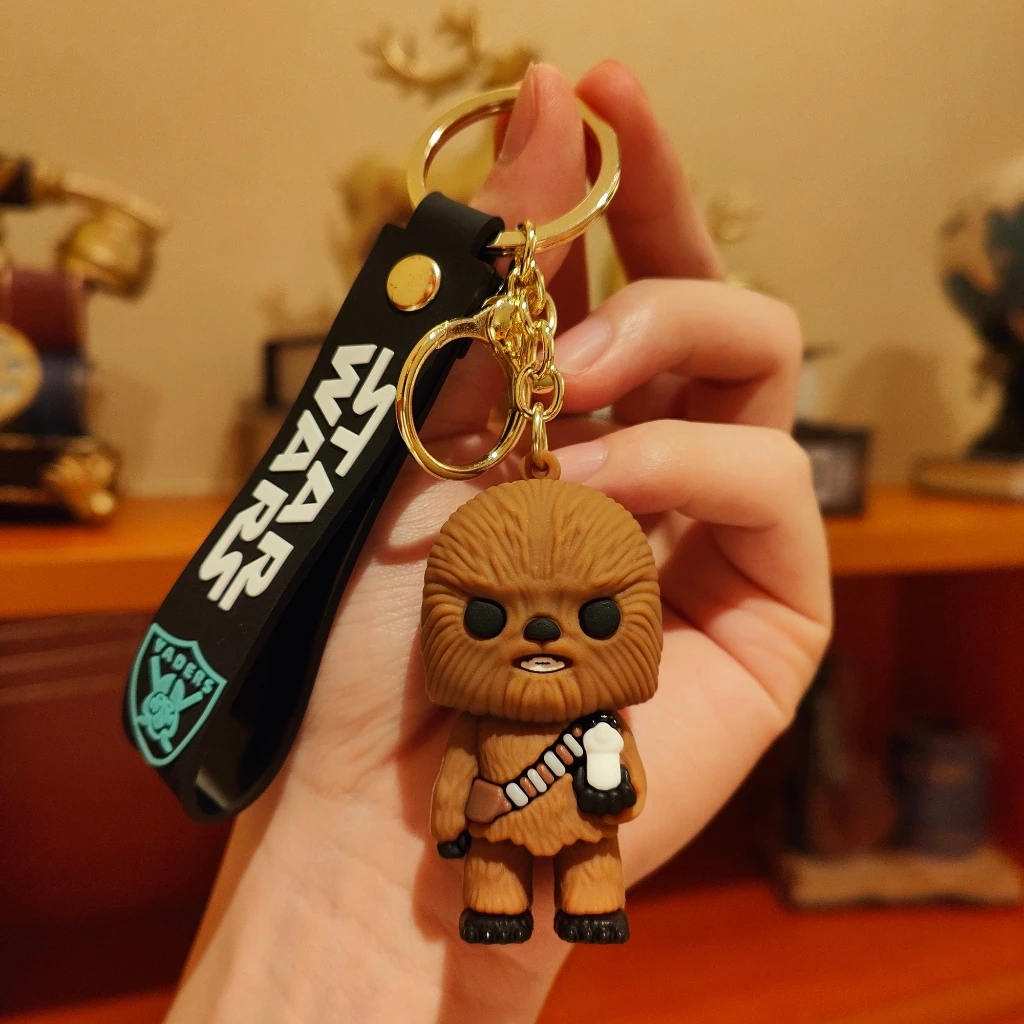 Disney Movie Star Wars Keychain Darth Vader Imperial Stormtrooper Yoda Baby Doll Keyrings Key Holder for Boys Gifts Disney Movie Star Wars Keychain Darth Vader Imperial Stormtrooper Yoda Baby Doll Keyrings Key Holder for Boys Gifts