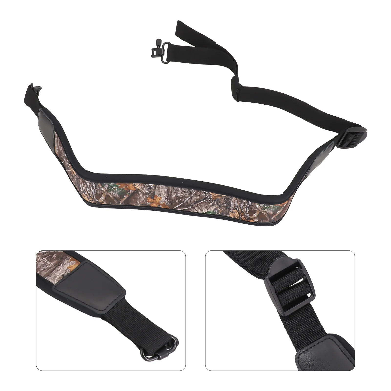 Nylon Two-Point Camouflage Hunting Sling With Swivels Non-Slip Shoulder Padding Strap Non-slip Backing Length Adjuster Swivels
Nylon Two-Point Camouflage Hunting Sling With Swivels Non-Slip Shoulder Padding Strap Non-slip Backing Length Adjuster Swivels