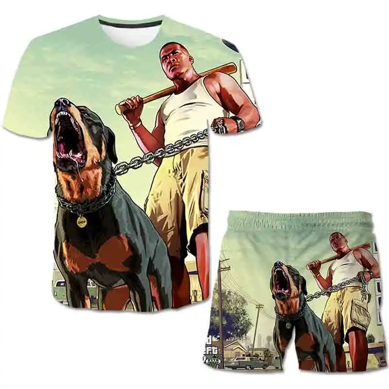 2pcs Baby Unisex Kids Game GTA 5 Clothing Sets Baby Clothes Children Sets Boys Girls Cartoon Grand Theft Auto Game GTA 5 Clothes
2pcs Baby Unisex Kids Game GTA 5 Clothing Sets Baby Clothes Children Sets Boys Girls Cartoon Grand Theft Auto Game GTA 5 Clothes