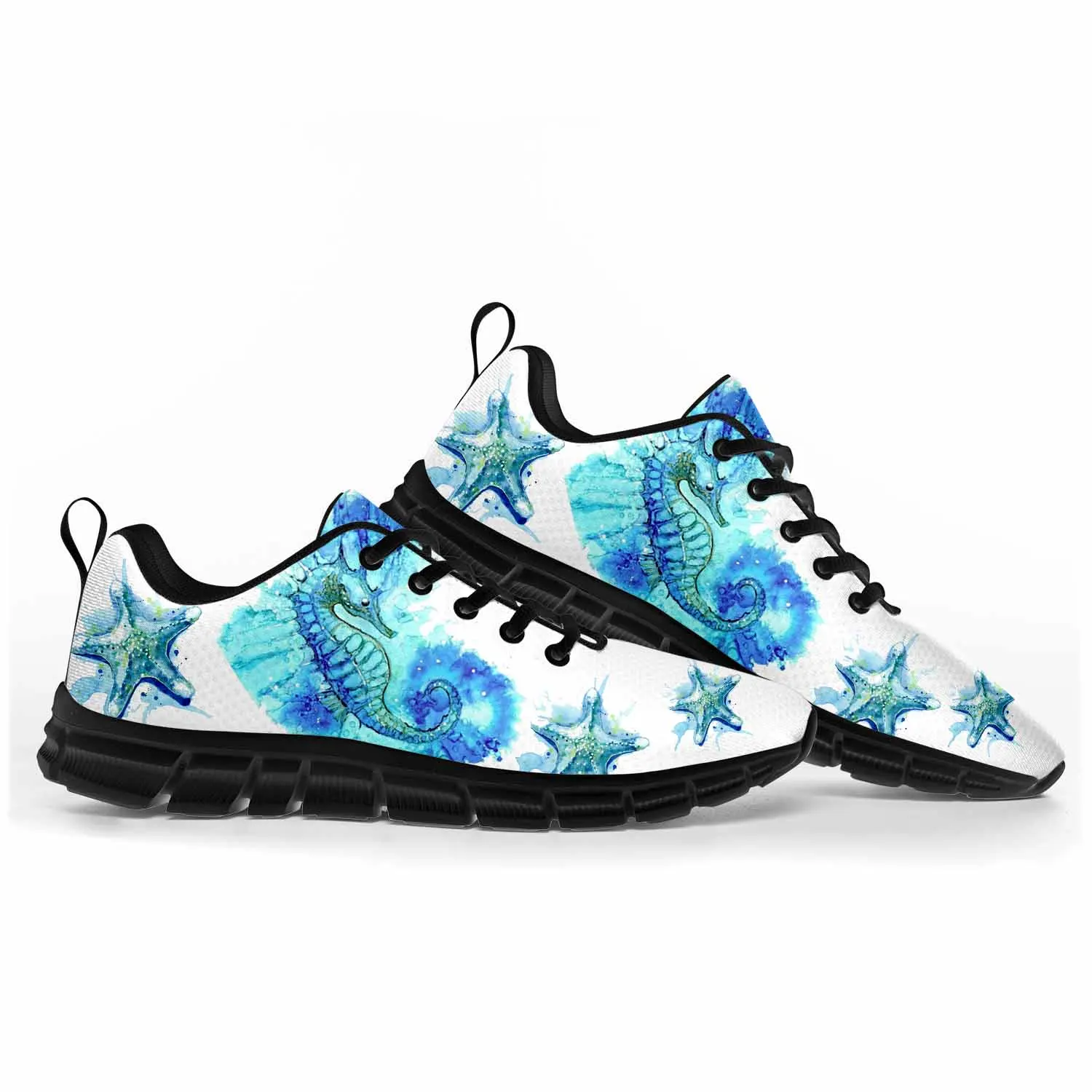 

Seahorse Ocean Series Sports Shoes Mens Womens Teenager Kids Children Customized Sneakers Tailor-Made Shoe High Quality Couple