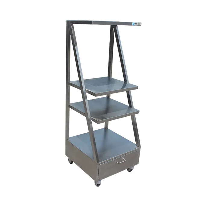 Pujia PJF-05 stainless steel three-layer veterinary Instrument monitor computer mobile medical trolley cart medical trolly
Pujia PJF-05 stainless steel three-layer veterinary Instrument monitor computer mobile medical trolley cart medical trolly