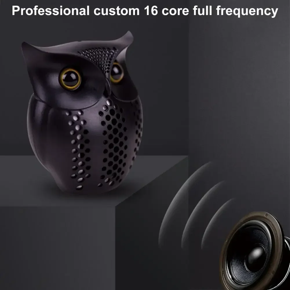 

Bluetooth 5.0 Wireless Bass Subwoofer Music Player Owl Shape Portable Mini Loudspeaker Bluetooth Speakers Bluetooth Speakers