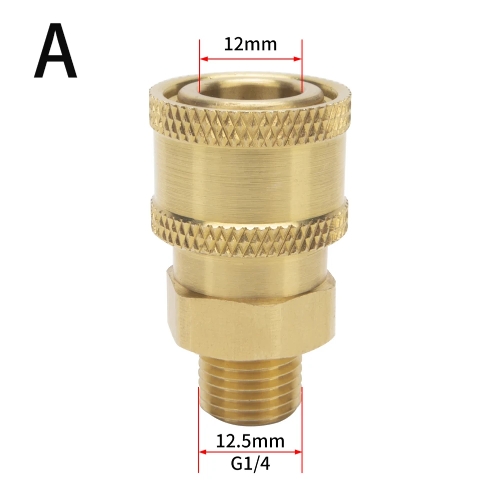 Garden Joints Pressure Washer Coupling Quick Release Adapter 1/4" Male Male Fitting Quick Plug & Disconnect Adaptor
Garden Joints Pressure Washer Coupling Quick Release Adapter 1/4" Male Male Fitting Quick Plug & Disconnect Adaptor