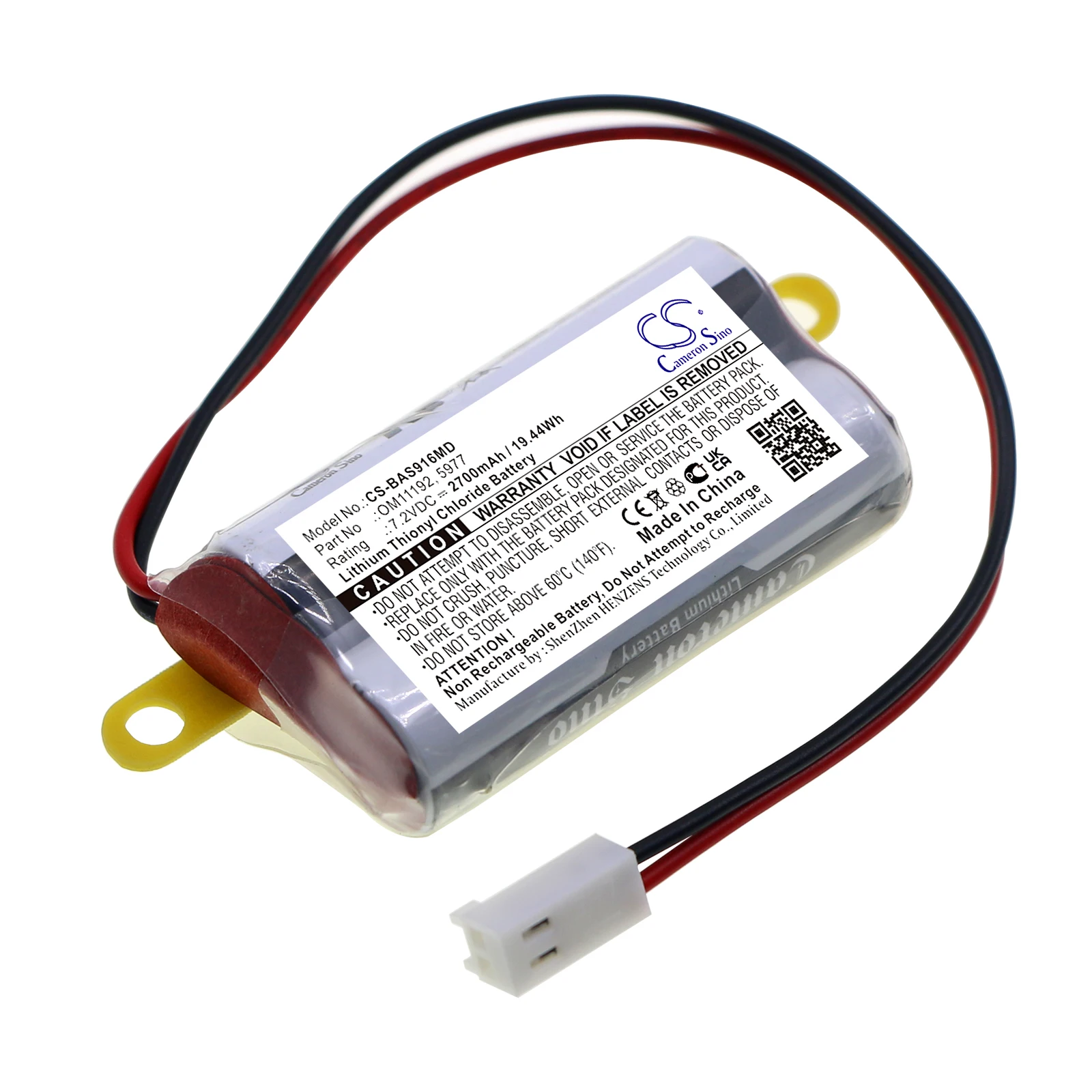 CameronSino OM11192 5977 B11192 Medical 2700mAh/7.2V Battery For Baxter Healthcare Colleague Infusion Pump Memory 2M91617
CameronSino OM11192 5977 B11192 Medical 2700mAh/7.2V Battery For Baxter Healthcare Colleague Infusion Pump Memory 2M91617