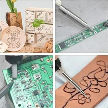 37Pcs 60W Engraving Pen Electric Soldering Iron Wood Burning Kit Flipping Word Embossing Pyrography Tool Craft Set
37Pcs 60W Engraving Pen Electric Soldering Iron Wood Burning Kit Flipping Word Embossing Pyrography Tool Craft Set
