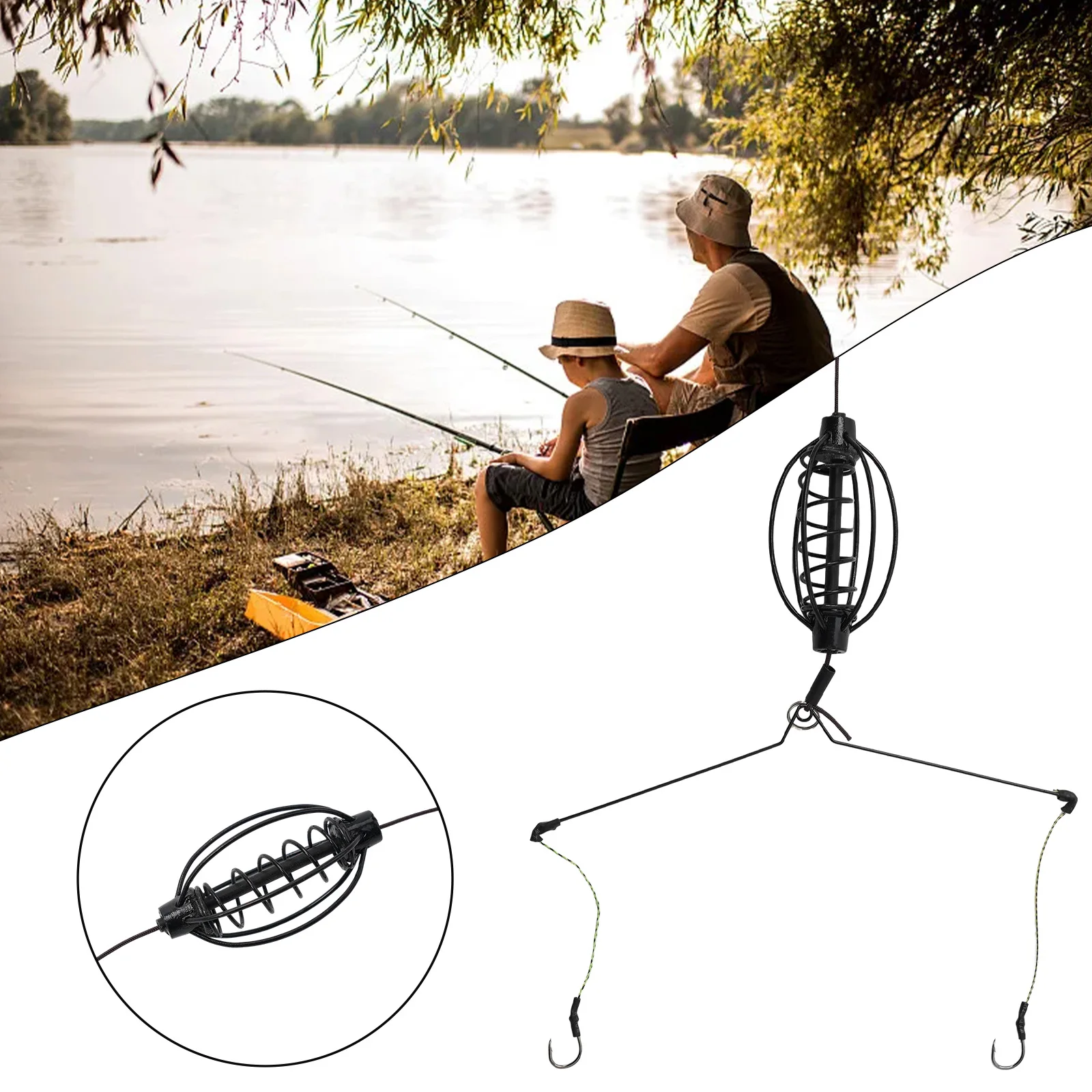 1pc Fishing Bait Cage Hot Sale Fishing Feeder Fishing Baits Cages Hook Rig Set Feeder Tackle Fishing Tackle Accessories
1pc Fishing Bait Cage Hot Sale Fishing Feeder Fishing Baits Cages Hook Rig Set Feeder Tackle Fishing Tackle Accessories