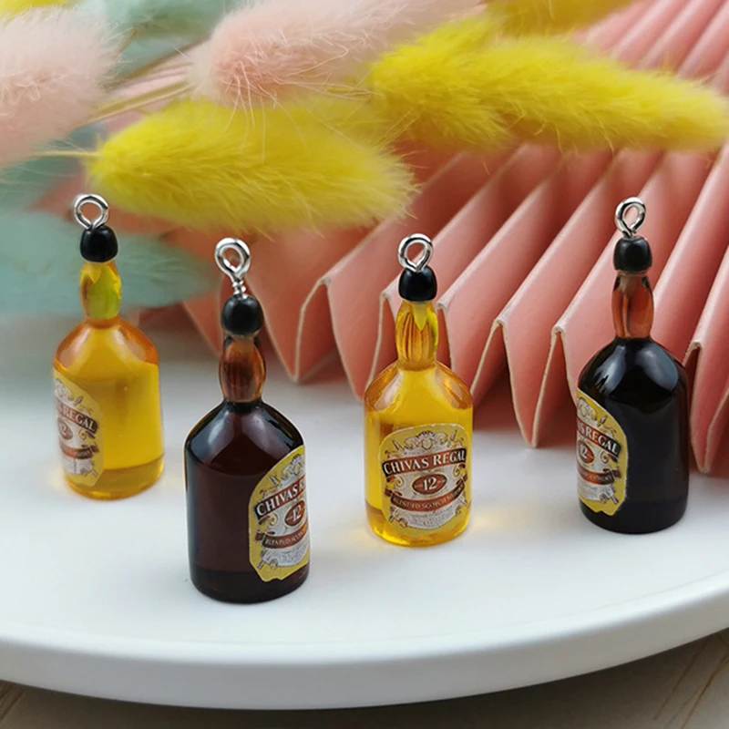 10Pcs Wine Bottle Foreign Wine Resin Charms Y2k Fashion Pendant for Jewelry Making Earring Necklace Keychain DIY Findings
10Pcs Wine Bottle Foreign Wine Resin Charms Y2k Fashion Pendant for Jewelry Making Earring Necklace Keychain DIY Findings