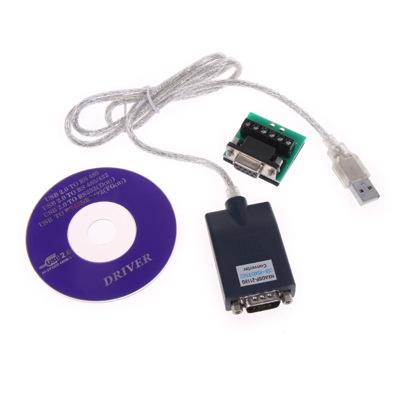 

USB2.0 to RS-485 RS-422 DB9 Pin Female COM Serial Port Chip PL2303 Isolated USB to a RS485 RS422 Adapter Converter P9JB