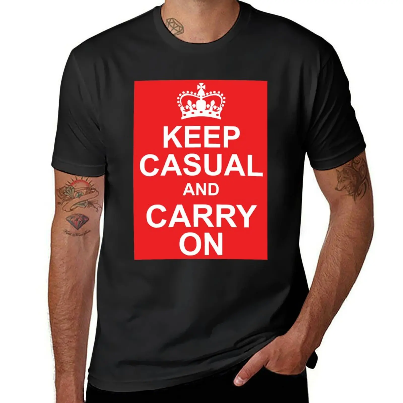 A Casual iconic Keep Calm inspired design T-Shirt graphics new edition vintage oversized T-shirt men
A Casual iconic Keep Calm inspired design T-Shirt graphics new edition vintage oversized T-shirt men