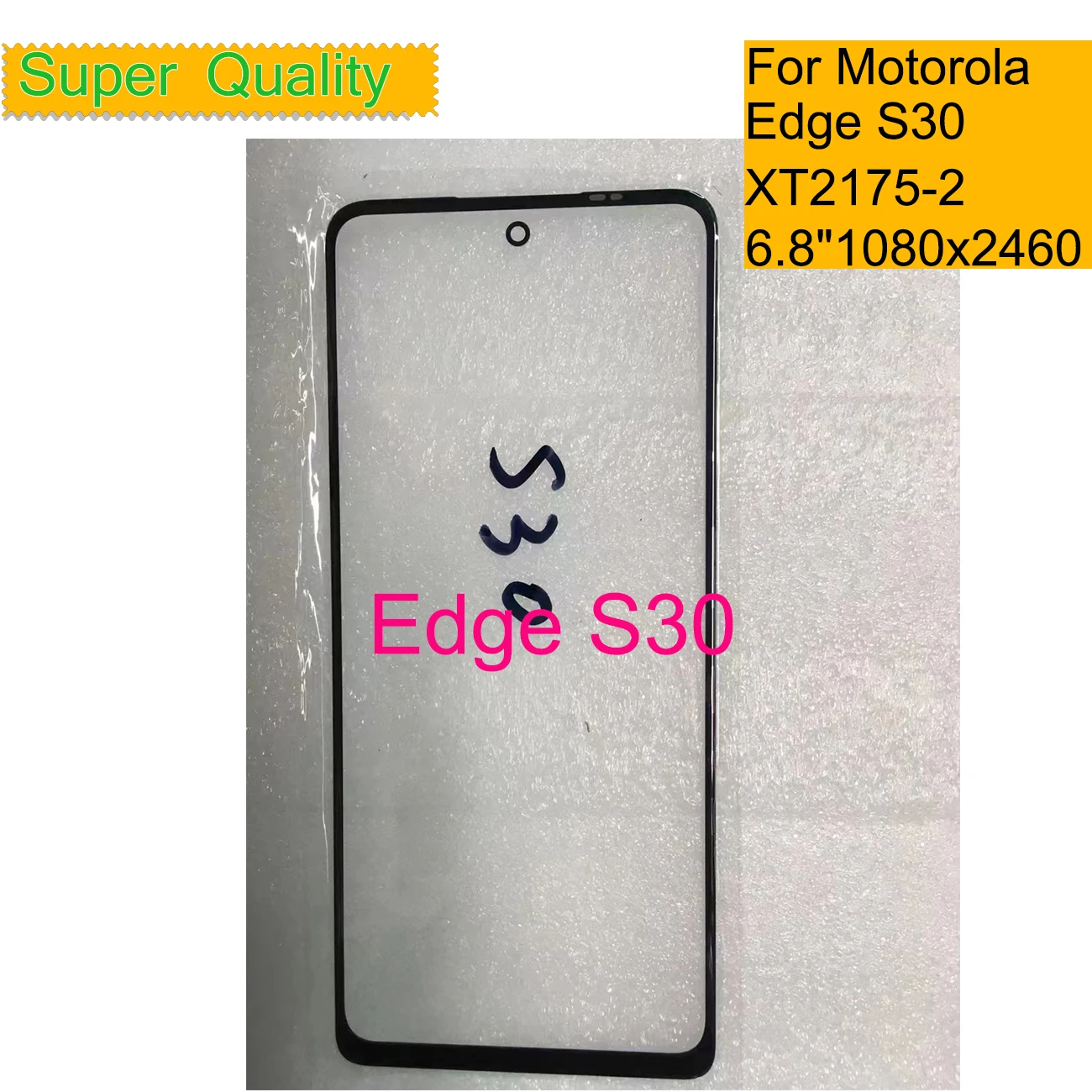 10Pcs/Lot For Motorola Edge S30 Touch Screen Front Outer Glass Panel Lens For Moto Edge S30 XT2175-2 LCD Glass With OCA Glue
10Pcs/Lot For Motorola Edge S30 Touch Screen Front Outer Glass Panel Lens For Moto Edge S30 XT2175-2 LCD Glass With OCA Glue