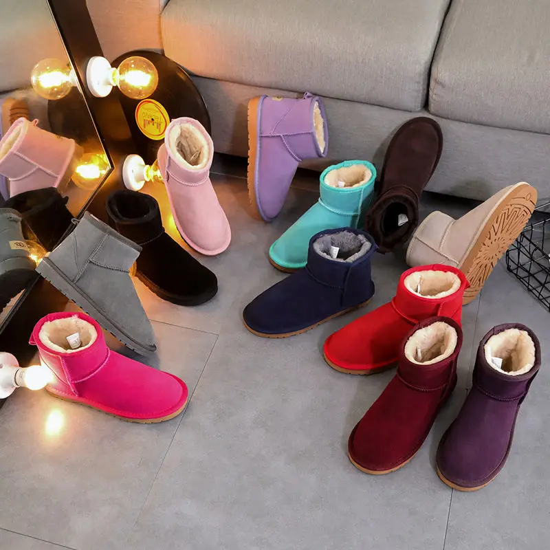 Short quality snow ankle boots female boots genuine leather thickened insulated cotton-padded shoes non-slip comfortable boots
Short quality snow ankle boots female boots genuine leather thickened insulated cotton-padded shoes non-slip comfortable boots