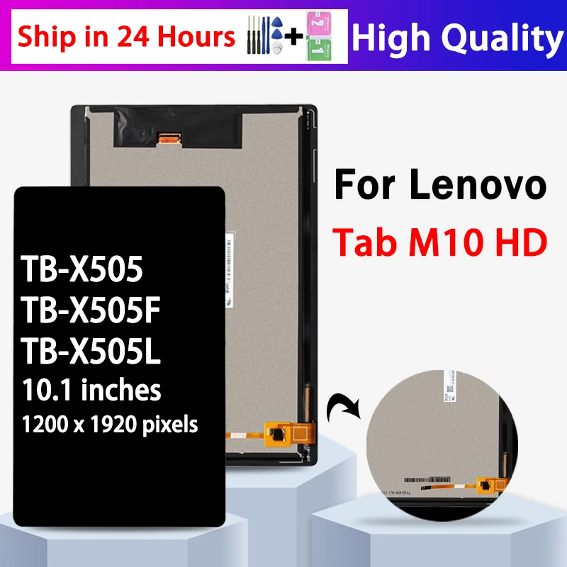 

10.1"inch X505 Display For Lenovo Tab M10 HD TB-X505 TB-X505F TB-X505L LCD Display Touch Screen Digitizer Assembly Replacement