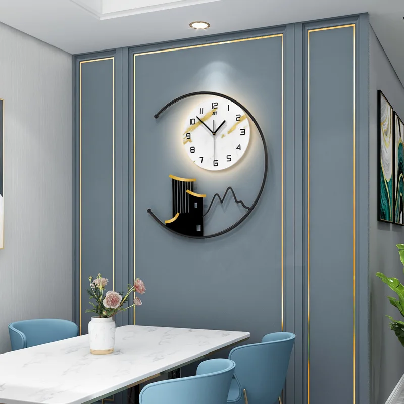 Modern Minimalist Wall Clocks Living Room Decorative Wall Hanging Clocks with Night Lights Wall-mounted Clock Watch Home Decorat
Modern Minimalist Wall Clocks Living Room Decorative Wall Hanging Clocks with Night Lights Wall-mounted Clock Watch Home Decorat