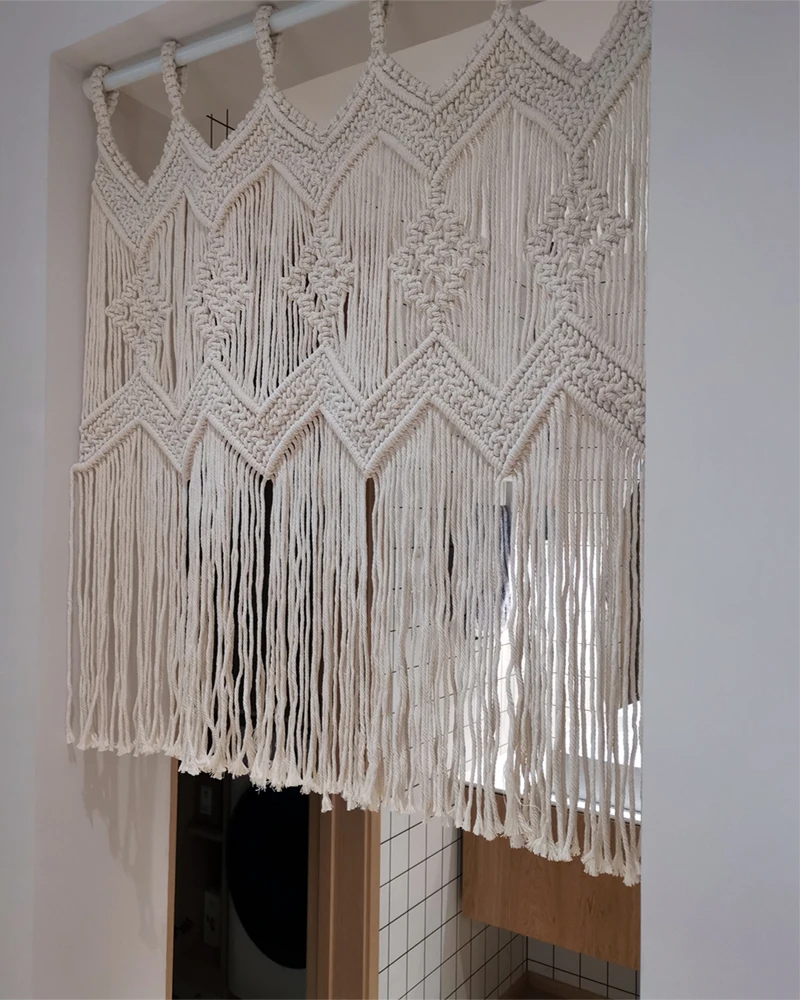 Nordic Boho Macrame Woven Lampshade - Handcrafted Pendant Light Cover 3 Sd716969afa4241a2bc7903aeb24e0ce2P