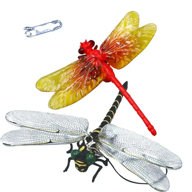 

Dragonfly Figurine Mini Dragonfly Figure Art Dragonfly Ornament Vivid Animals Figurine PVC Dragonfly Gifts Outdoor Garden Farm