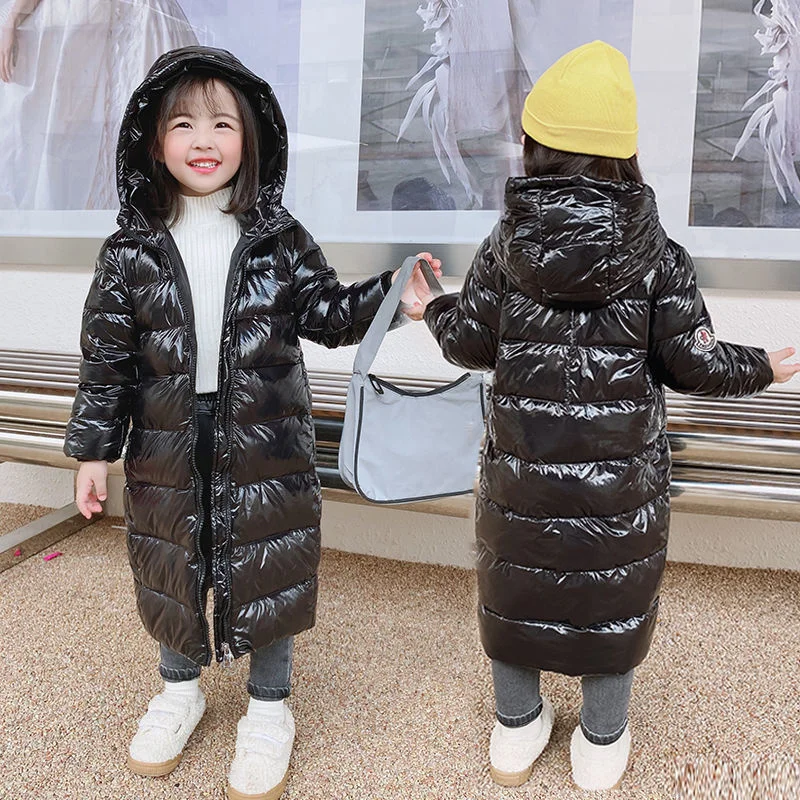 

Girls Down Coat Jacket Cotton Windbreak 2023 Newest Warm Thicken Snowsuit Teenagers Winter Plus Size Children's Clothing