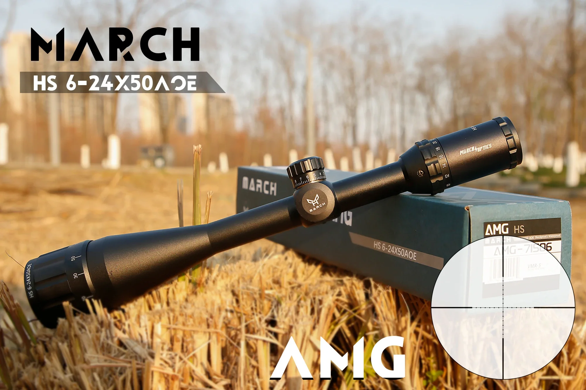 HS 6-24X50 AOE Tactical Riflescope Spotting Scope for Rifle Hunting Optical Collimator Airsoft Sight
HS 6-24X50 AOE Tactical Riflescope Spotting Scope for Rifle Hunting Optical Collimator Airsoft Sight