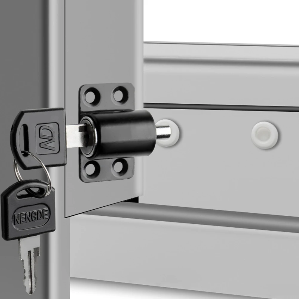 Bolt Sliding Door Lock Anti-Theft Door Locks Easy Install Protection Safety White/Silver/Black Easy To Install
Bolt Sliding Door Lock Anti-Theft Door Locks Easy Install Protection Safety White/Silver/Black Easy To Install