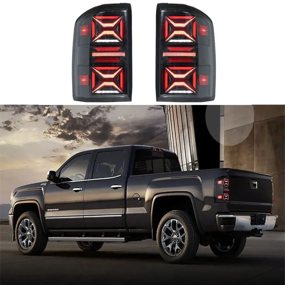 1 Pair Taillight Car LED Tail Light For Silverado 1500 2007-2013 Rear Driving Lamp + Brake Light + Reverse Light + Turn Signal
1 Pair Taillight Car LED Tail Light For Silverado 1500 2007-2013 Rear Driving Lamp + Brake Light + Reverse Light + Turn Signal