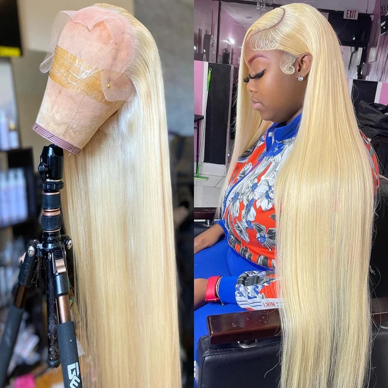 Blonde Wig Human Hair Brazilian Straight Remy Lace Front 13x4 T Part Wig Short 30 Inch 613 Frontal Wigs Long HD For Black Women
Blonde Wig Human Hair Brazilian Straight Remy Lace Front 13x4 T Part Wig Short 30 Inch 613 Frontal Wigs Long HD For Black Women