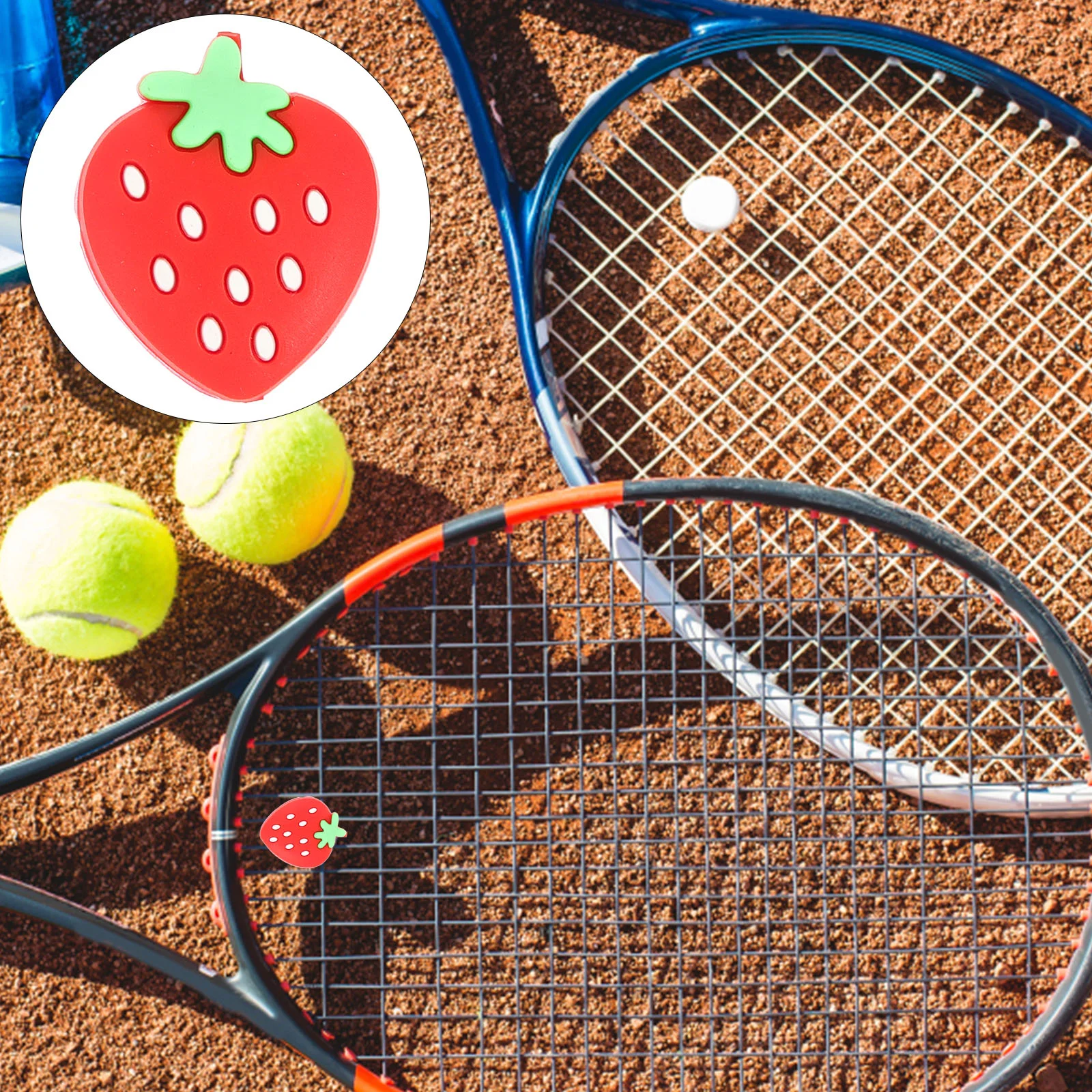 6 Pcs Tennis Racket Shock Absorber Shocking Fruit Racquet Dampeners Silica Gel Tiny Shocks Absorbers
6 Pcs Tennis Racket Shock Absorber Shocking Fruit Racquet Dampeners Silica Gel Tiny Shocks Absorbers