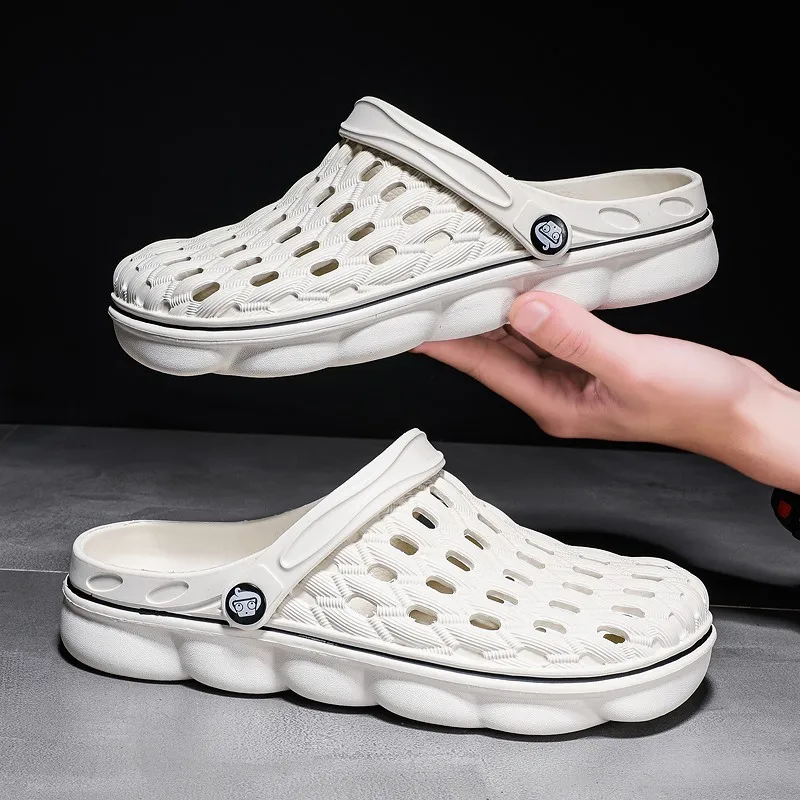 2024 Summer Men Designer Sandals Light EVA Men's Casual Hole Shoes Foam Clogs Home Garden Outdoor For Male Beach Flat Slippers
2024 Summer Men Designer Sandals Light EVA Men's Casual Hole Shoes Foam Clogs Home Garden Outdoor For Male Beach Flat Slippers