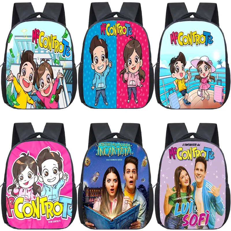 

Me Contro Te Children's backpack Kids Jisoo Jennie Italy Style School Bag Boys Girls Cute kindergarten School backpacks Mochila