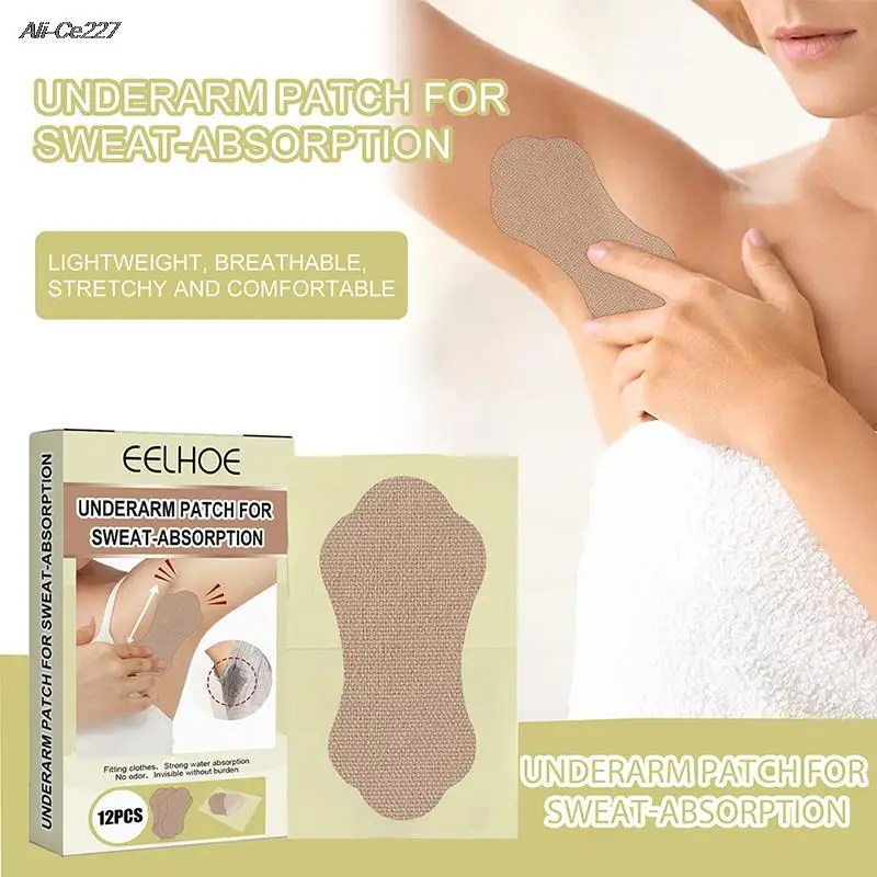 12Pcs Disposable Absorbent Deodorant Armpit Patch Underarm Armpit Sweat Pads
12Pcs Disposable Absorbent Deodorant Armpit Patch Underarm Armpit Sweat Pads