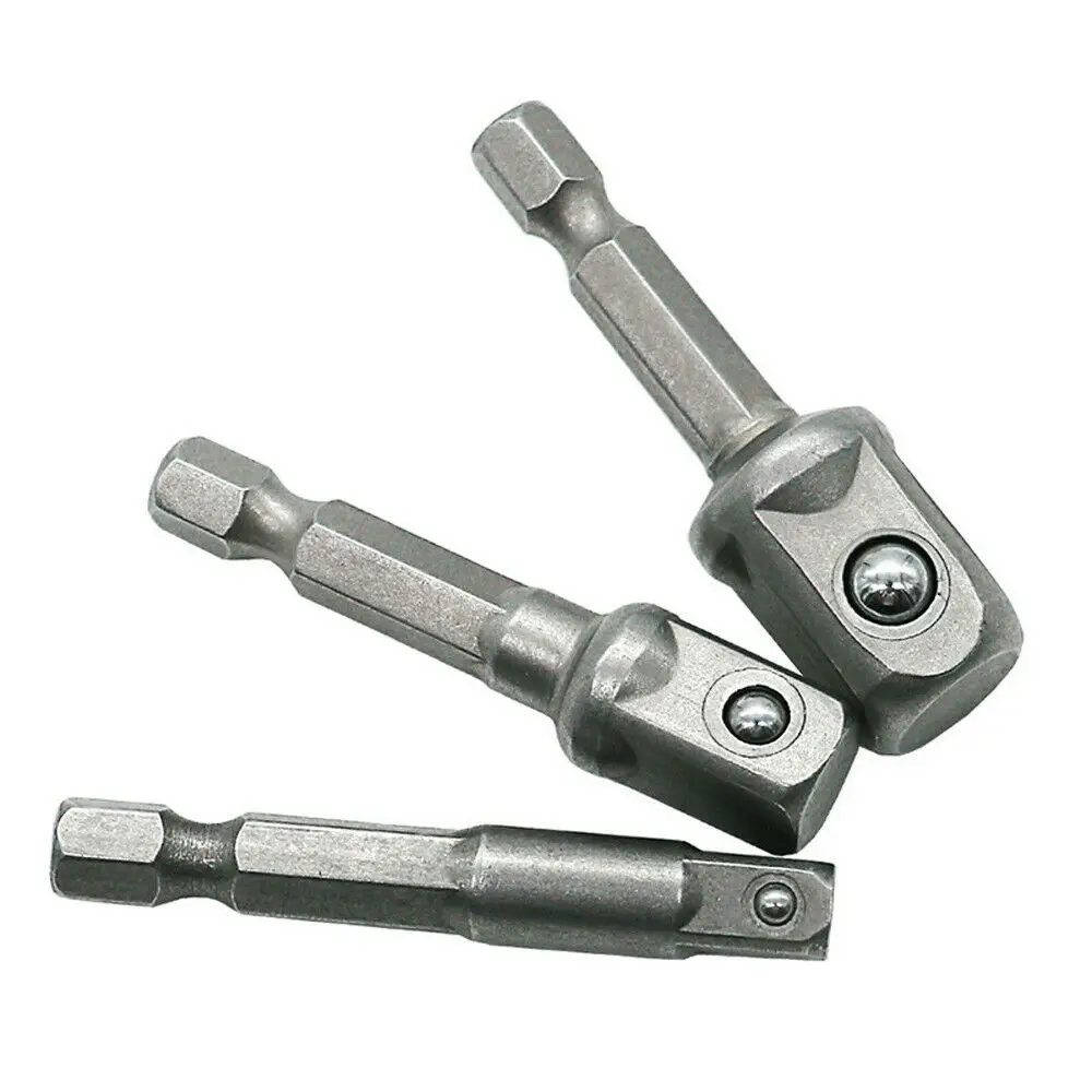 1/3/4Pcs Socket Bit Adapter 1/4 3/8 1/2 Hex Shank Drill Bits Chrome Vanadium Steel Extension Rod For Heavy Duty Impact Drivers
1/3/4Pcs Socket Bit Adapter 1/4 3/8 1/2 Hex Shank Drill Bits Chrome Vanadium Steel Extension Rod For Heavy Duty Impact Drivers