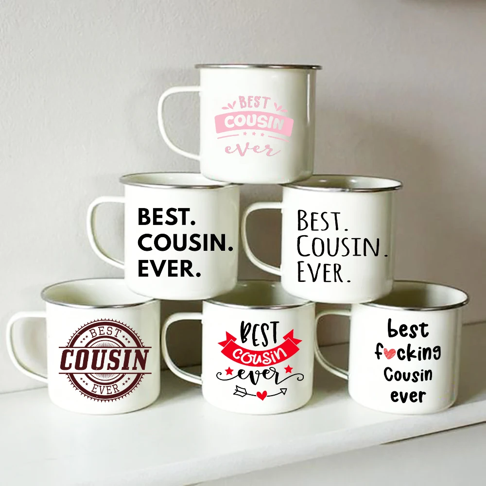 

Best Cousin Ever Coffee Mug Cousin sibling Sister mugs sibling brother cups Water Juice enamel cup Birthday gift for cousin