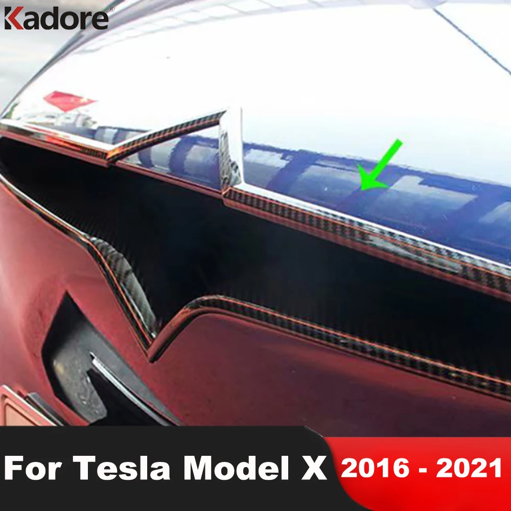 Front Grille Hood Bonnet Engine Cover Trim For Tesla Model X 2016-2019 2020 2021 Carbon Fiber Decoration Strip Car Accessories
Front Grille Hood Bonnet Engine Cover Trim For Tesla Model X 2016-2019 2020 2021 Carbon Fiber Decoration Strip Car Accessories