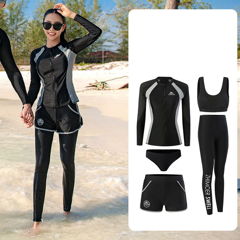 Women Rash Guard Long Sleeve Active Top & Bottoms Tracksuit Rashguard Swim Shirt Leggings Yoga Activewear Full Set
Women Rash Guard Long Sleeve Active Top & Bottoms Tracksuit Rashguard Swim Shirt Leggings Yoga Activewear Full Set
